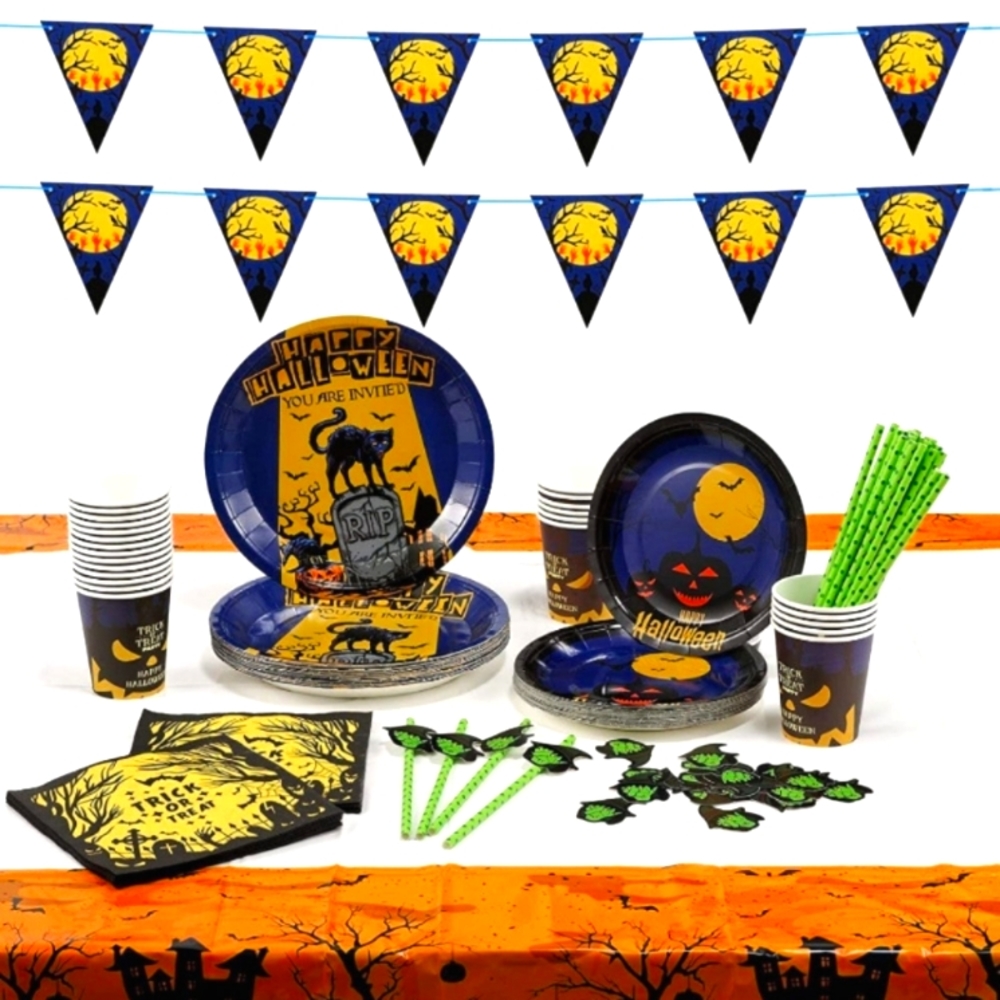 127 piece Halloween party supply set!  New in packaging!!